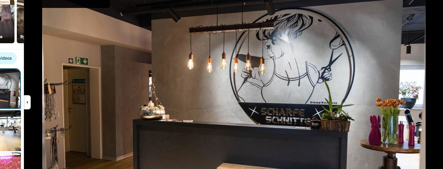Salon Scharfe Schnitte - Innenansicht